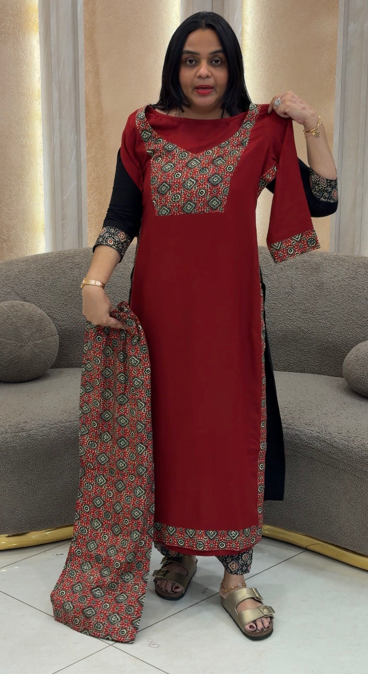 COTTON RAYON TOP AND BOTTOM - NUWA-807