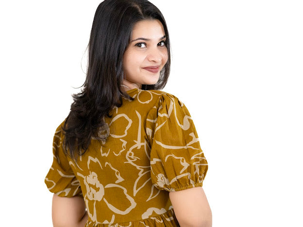 PRINTED COTTON FROCKS - NUWA - 021