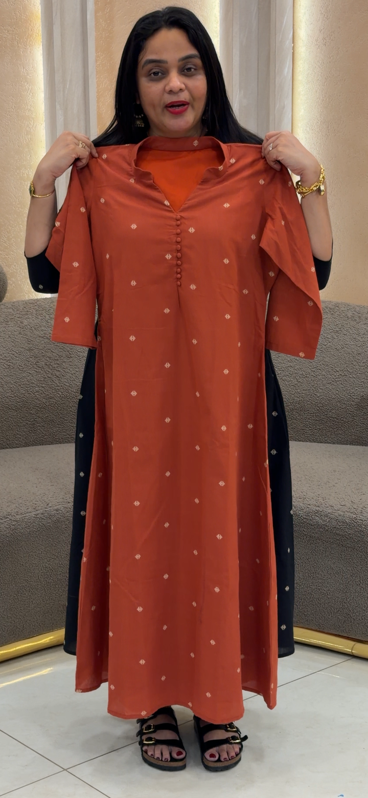 IN-HOUSE COTTON JAMDANI ALINE TOPS - NUWA - 1640