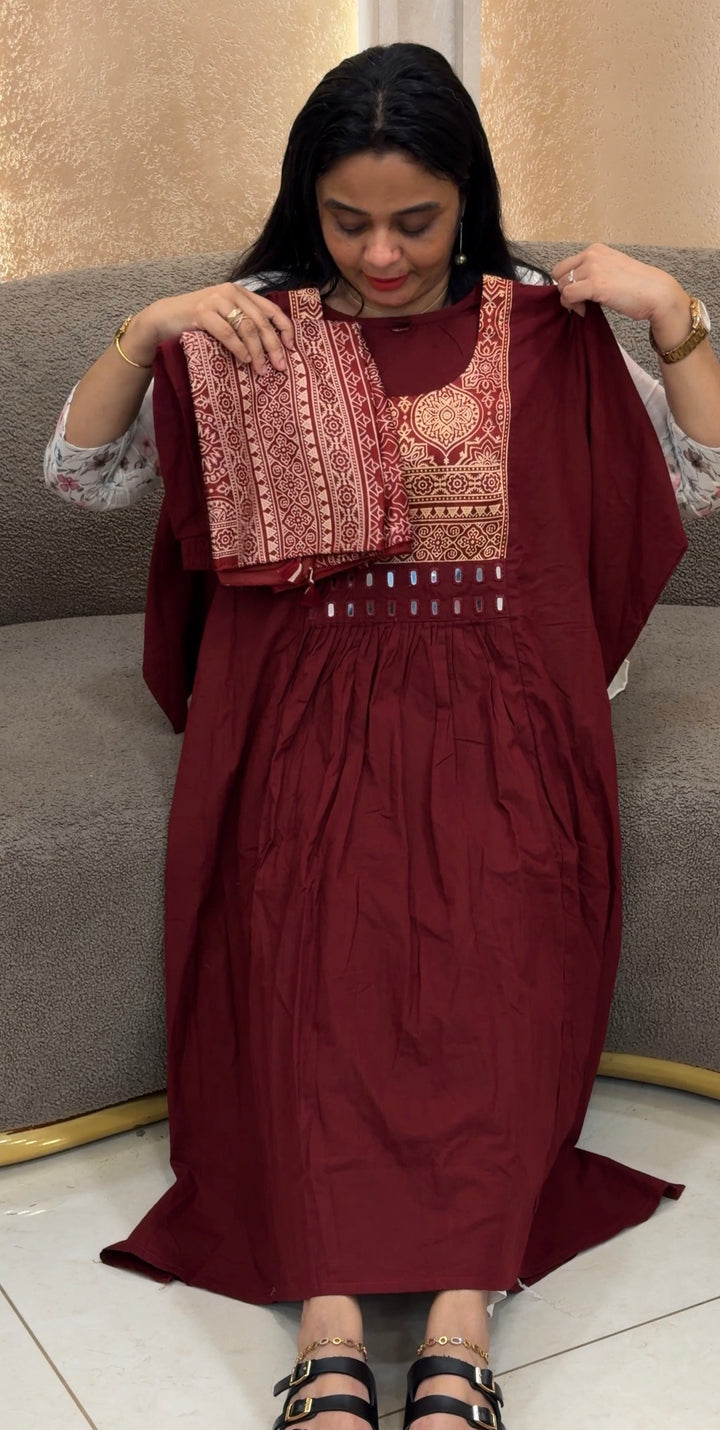 SLUB COTTON TOP,BOTTOM AND DUPATTA - NUWA-2251