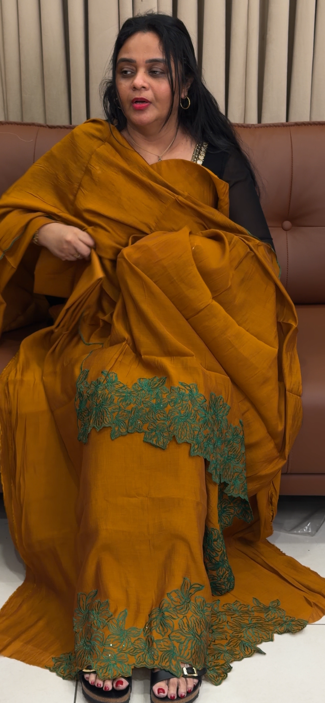 MUL CHANDERI UNSTITCHED SALWAR SUITS - NUWA - 1867