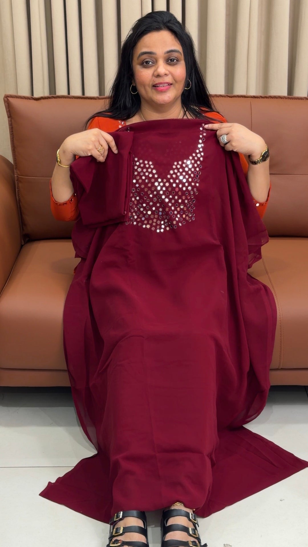FAUX GEORGETTE UNSTITCHED SALWAR SUITS -NUWA-1997