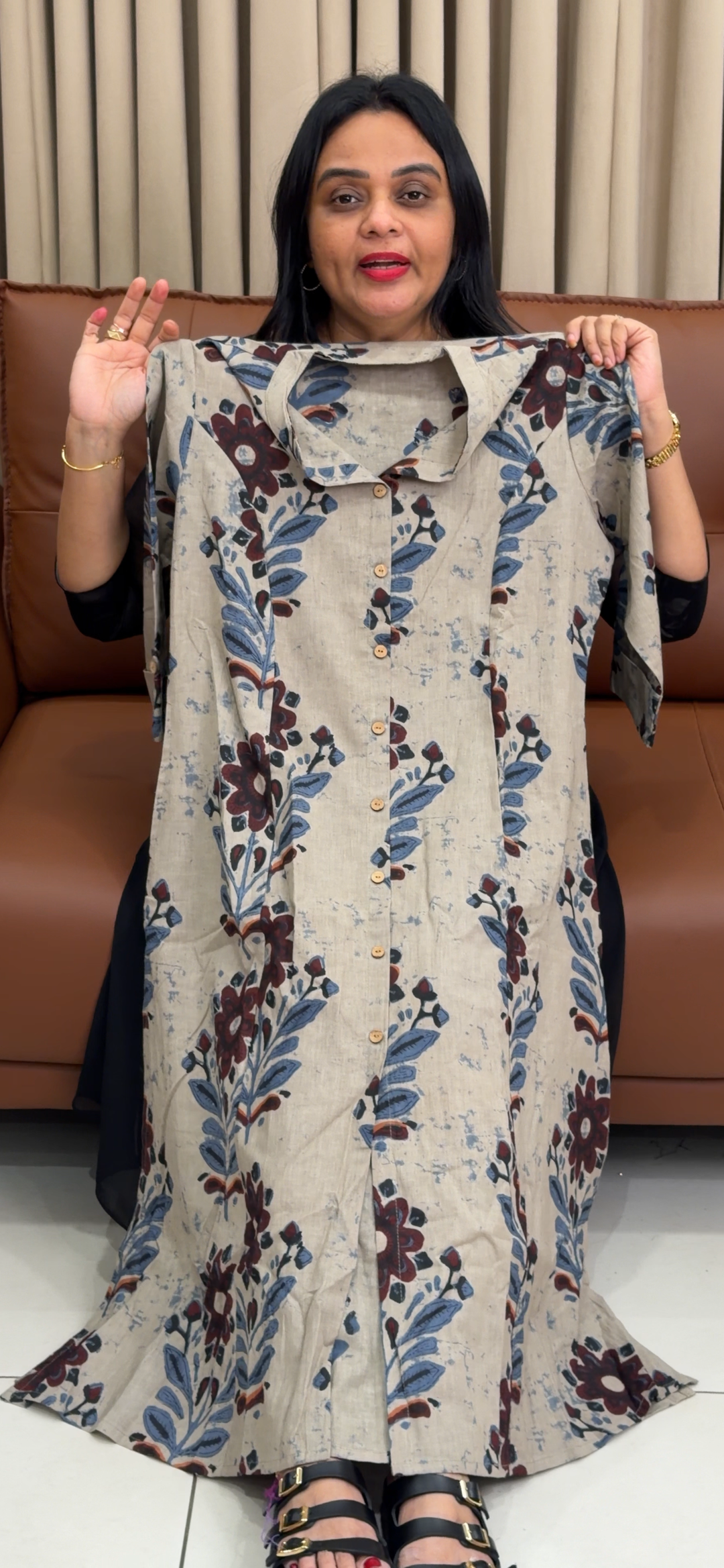 BLOCK PRINTED TOPS - NUWA-1785