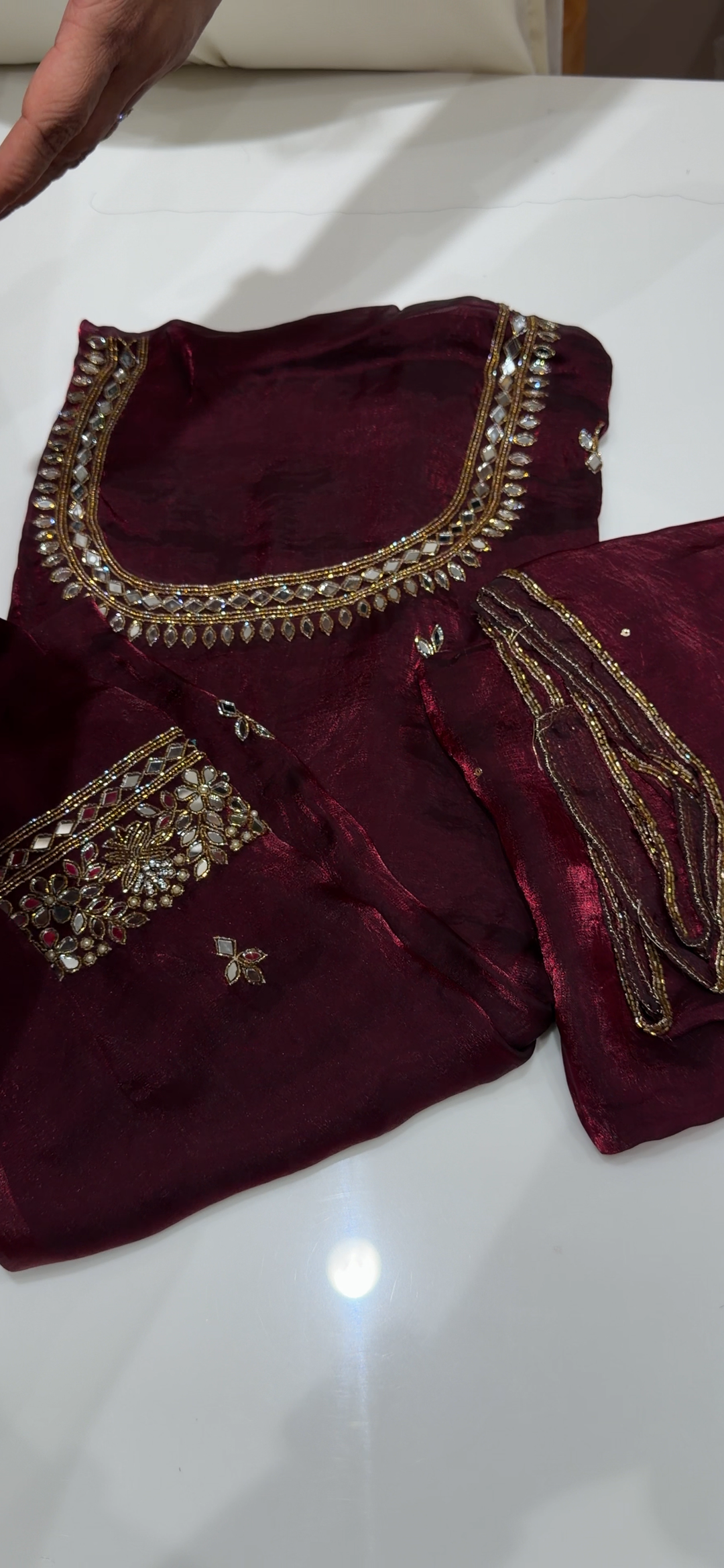 UNSTITCHED SALWAR SUITS - NUWA - 1744