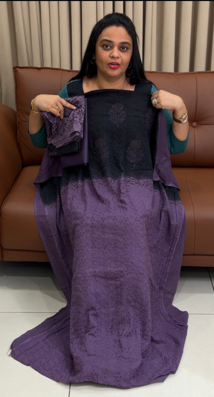 HAKOBA COTTON UNSTITCHED SALWAR SUITS - NUWA-1922