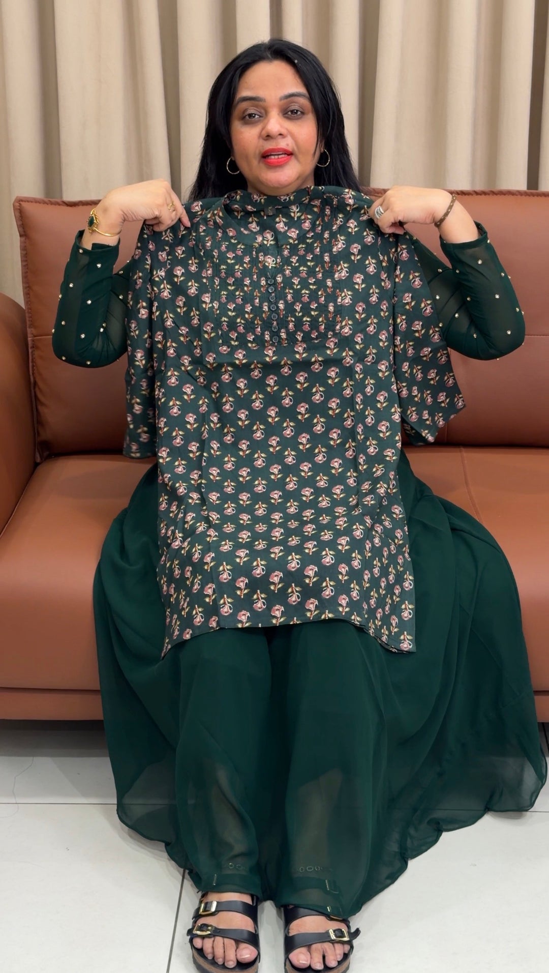PRINTED SHORT TOPS - NUWA-2125