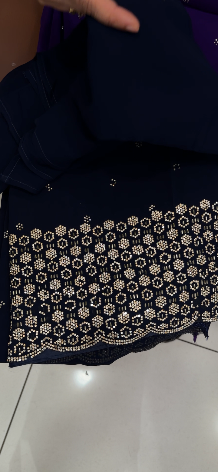 SEMI PARTY WEAR UNSTITCHED SALWAR SUITS - NUWA - 1770