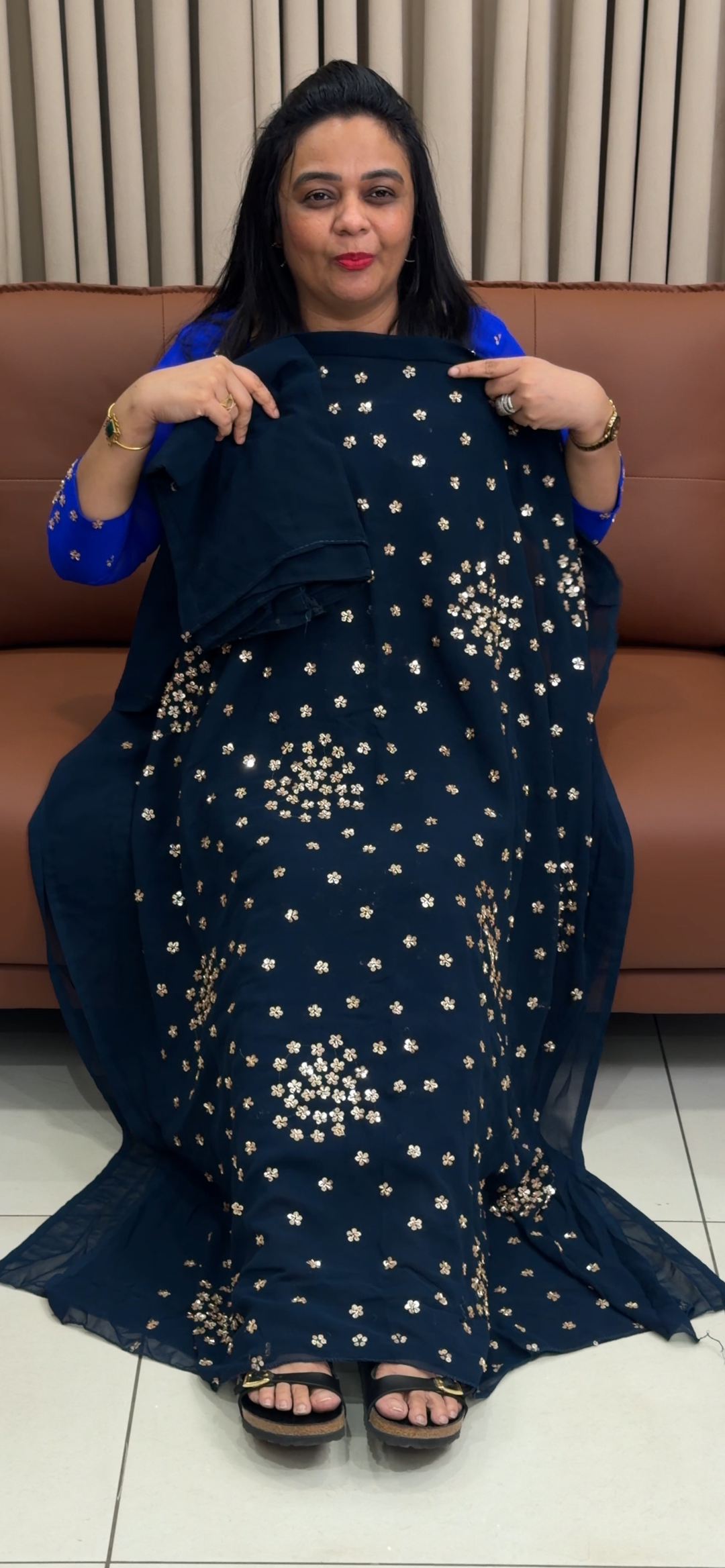 HAND WORKED UNSTITCHED SALWAR SUITS - NUWA - 1974