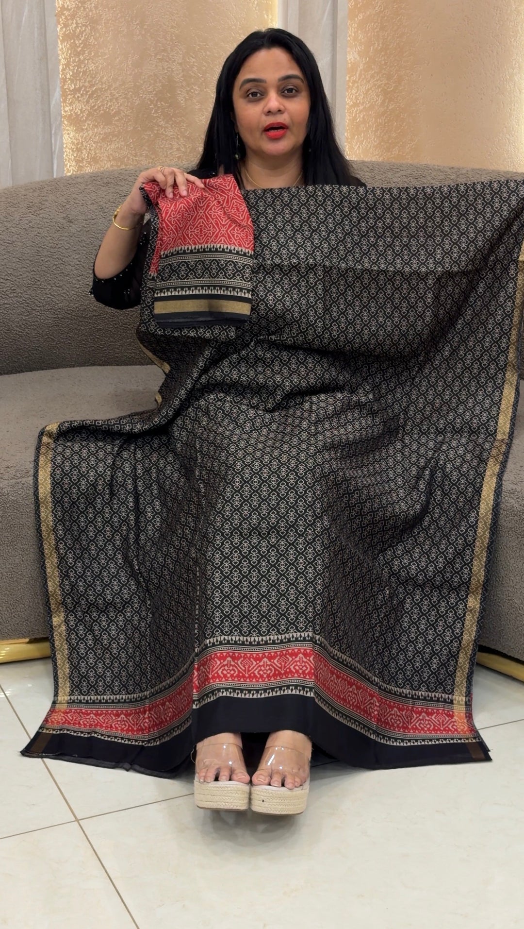 PRINTED UNSTITCHED SALWAR SUITS - NUWA-2299