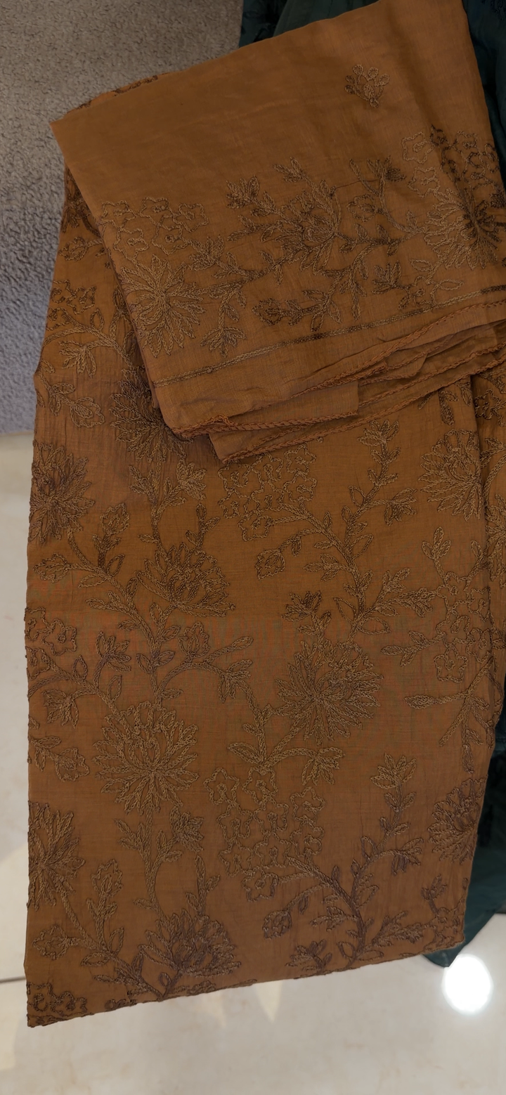MUL CHANDERI UNSTITCHED SALWAR SUITS - NUWA - 2340