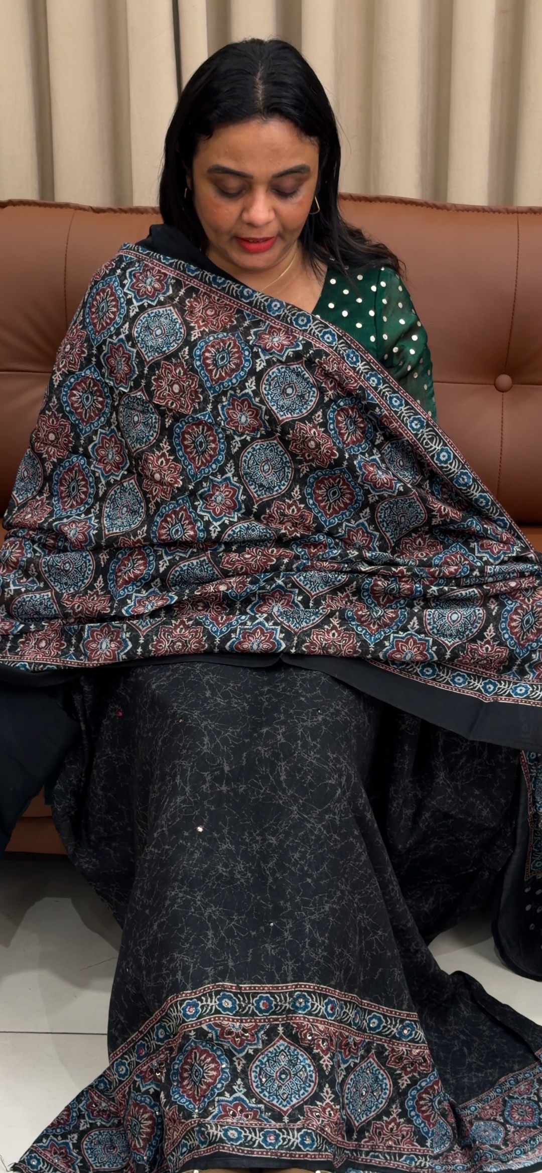 MUL CHANDERIU UNSTITCHED SALWAR SUITS - NUWA - 1443