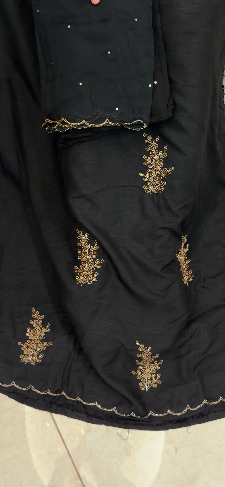 DOLA SILK UNSTITCHED SALWAR SUITS - NUWA - 2303