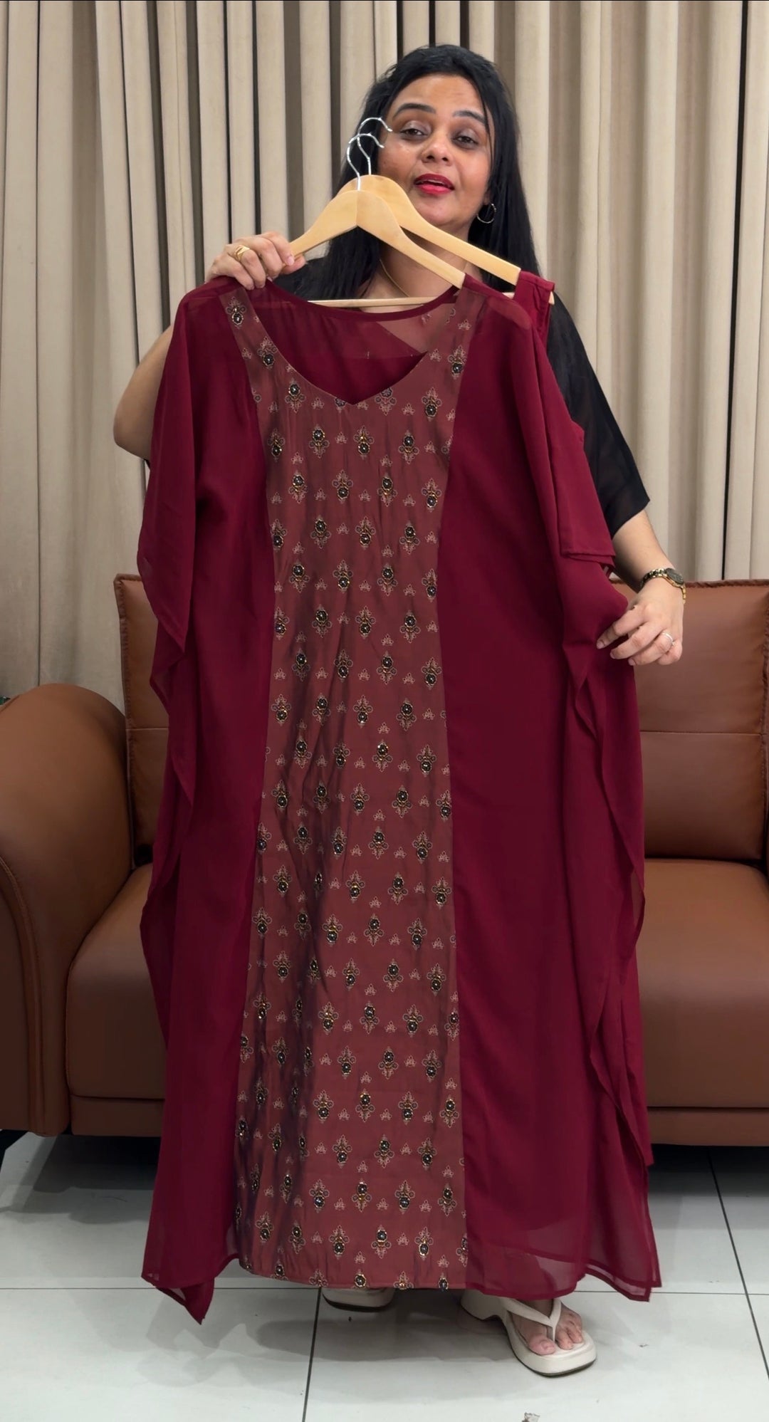 IN-HOUSE HANDWORKED KAFTAN TOPS - IHA 1986
