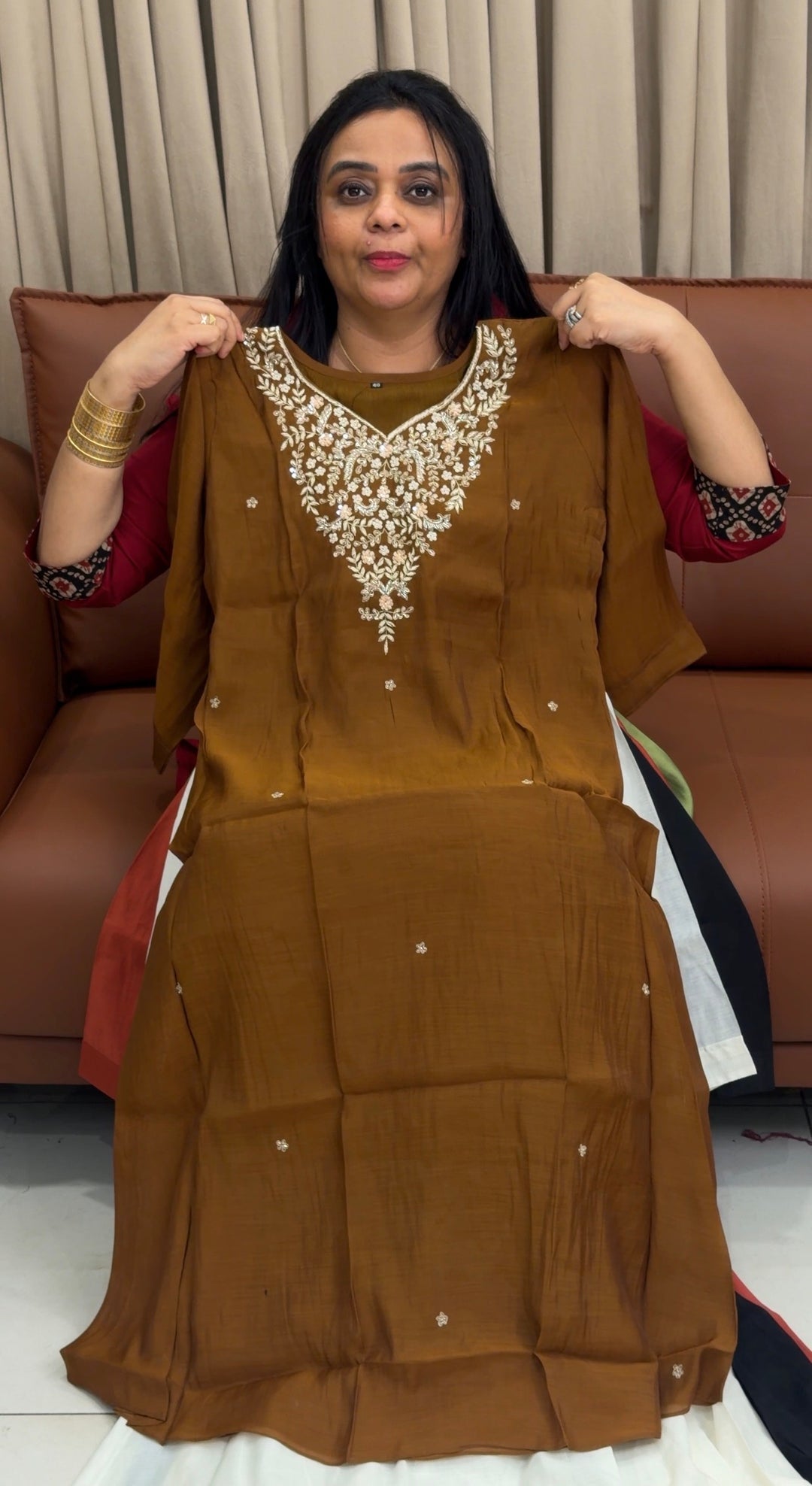 MALAI CHANDERI ALINE TOPS - NUWA-2007