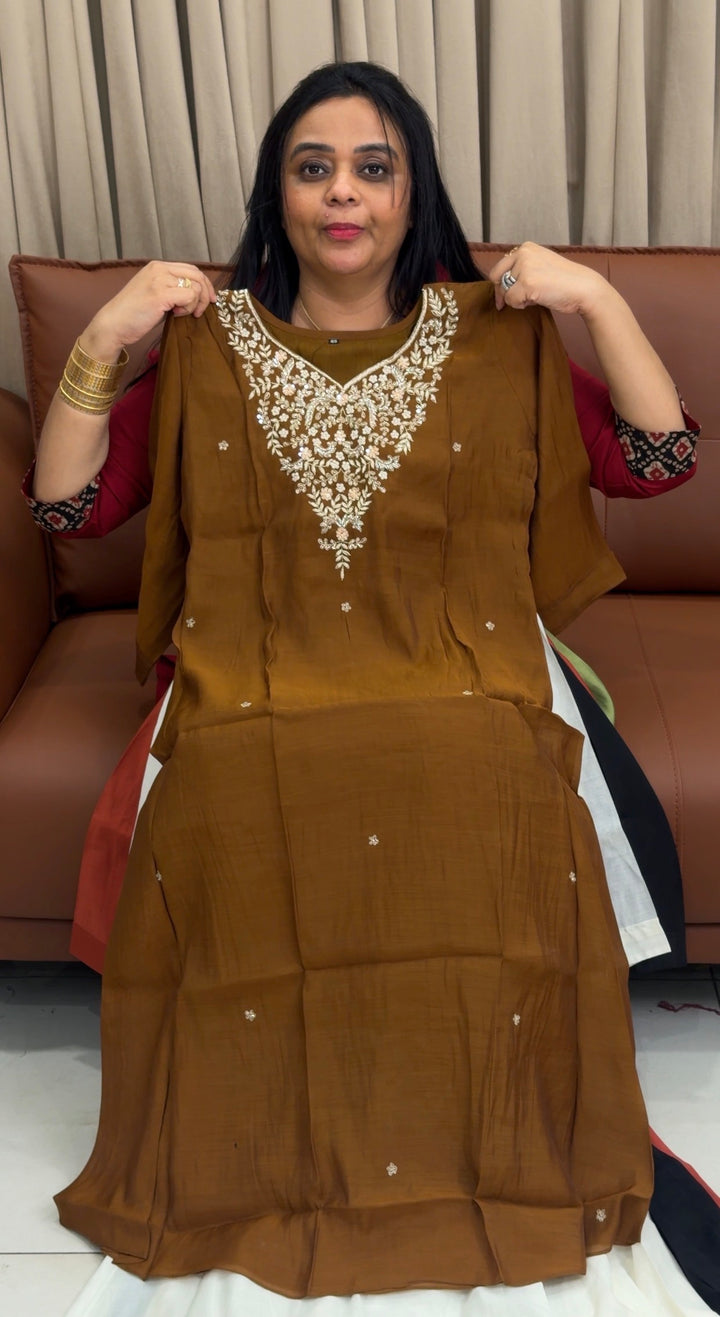 MALAI CHANDERI ALINE TOPS - NUWA-2007