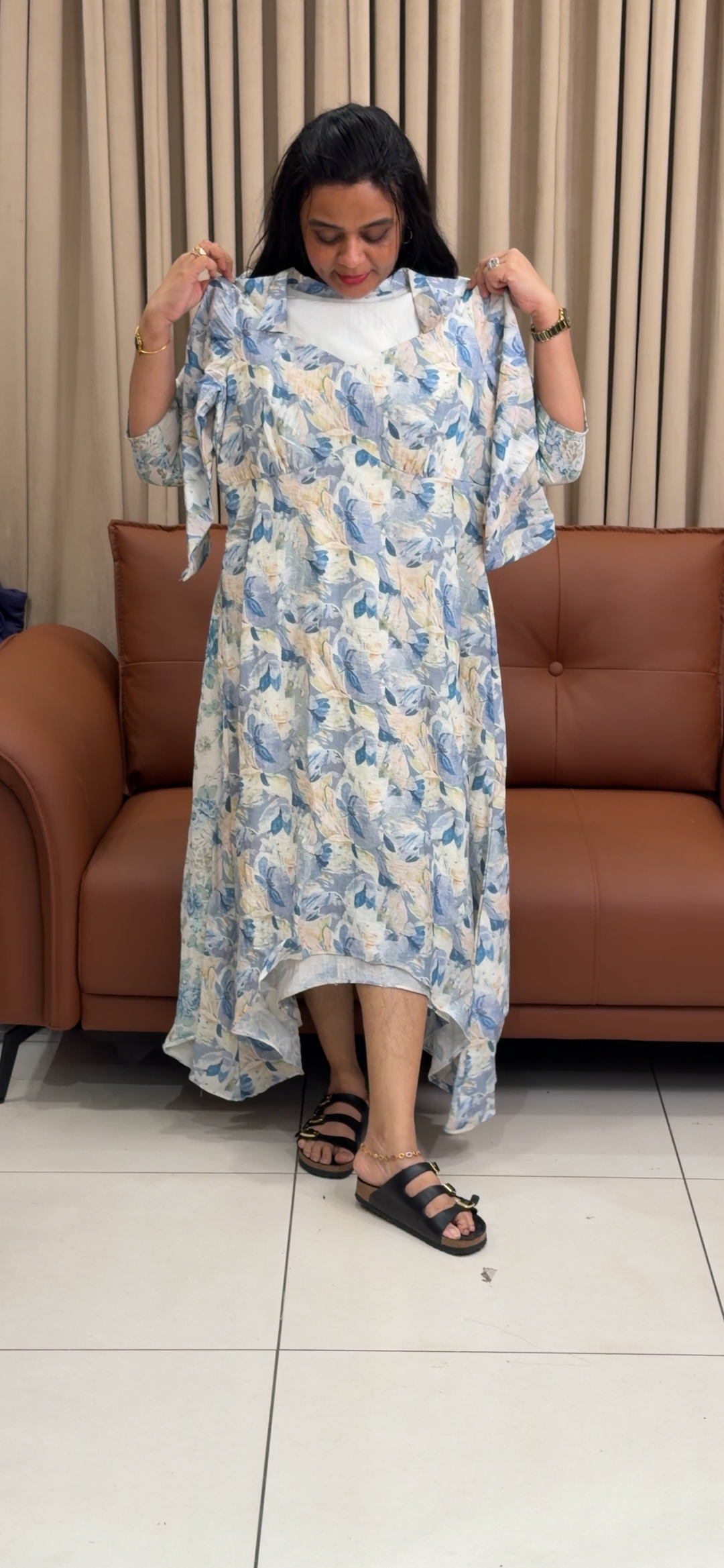 DESIGNER PRINED FROCKS - NUWA - 1977