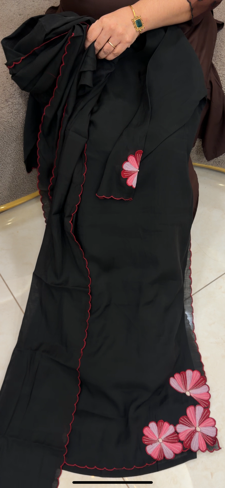 MUL CHANDERI TOP, BOTTOM AND DUPATTA - NUWA - 1489