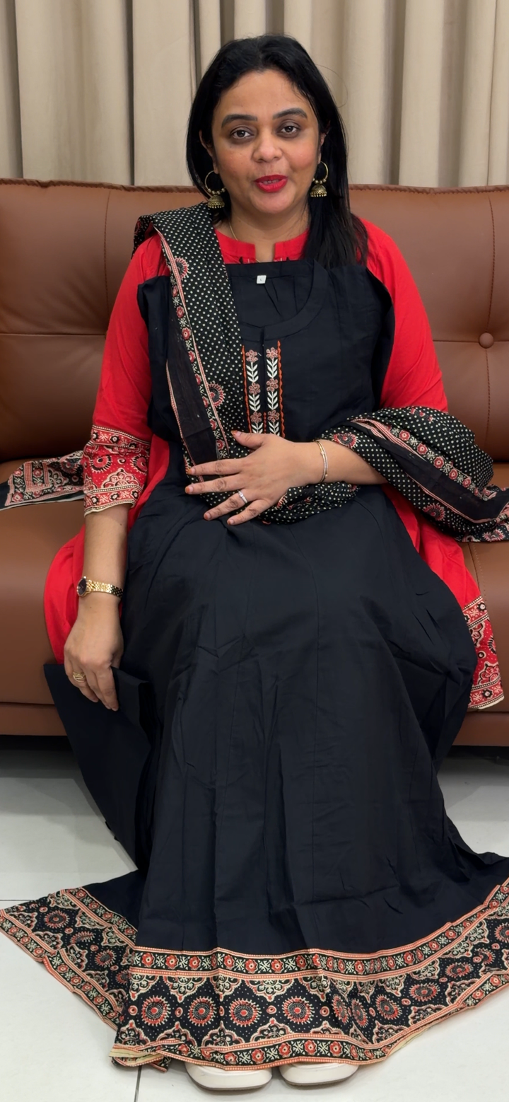 ANARKALI TOP, BOTTOM AND DUPATTA - NUWA - 1617