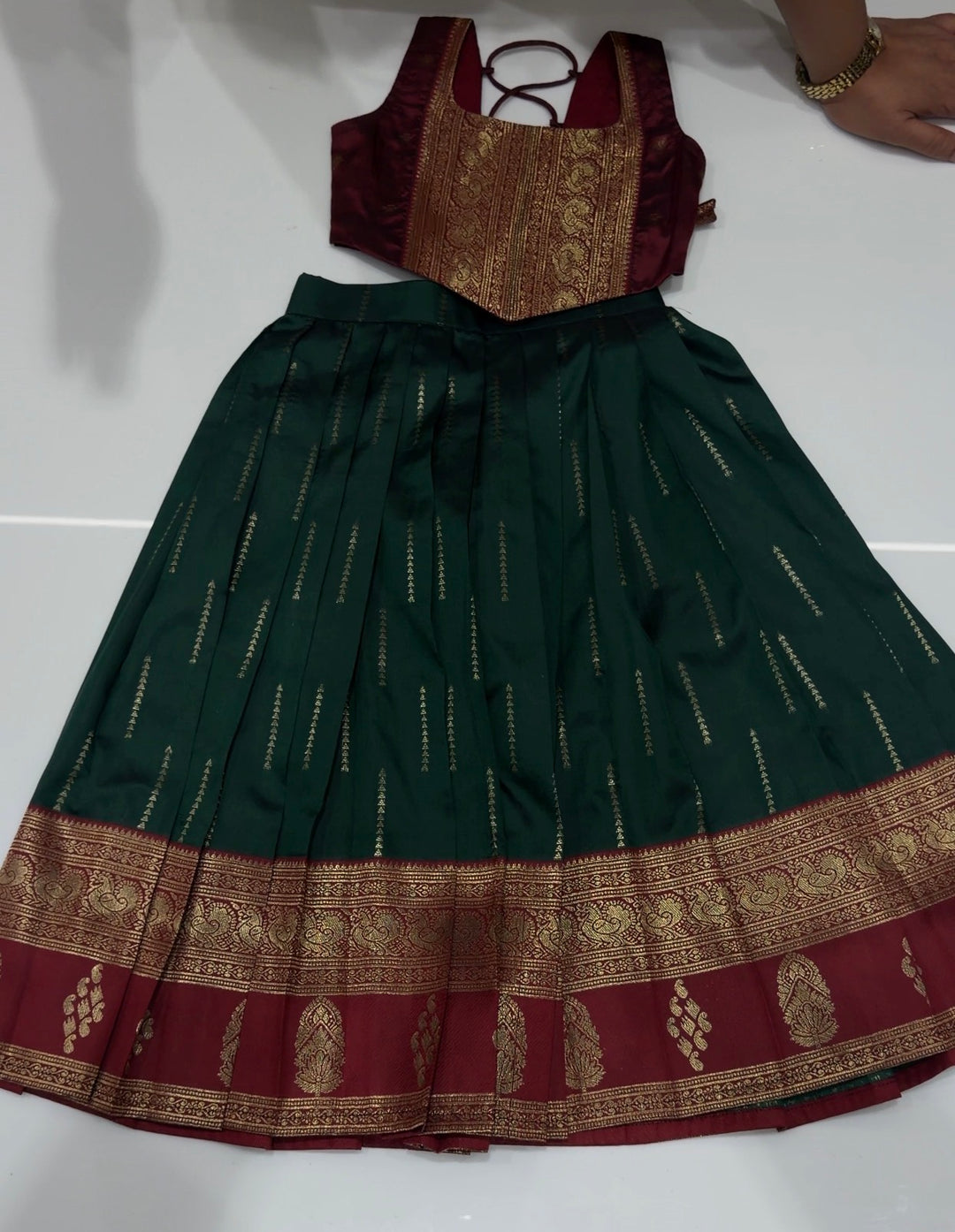 IN-HOUSE KIDS CROP TOP AND SKIRTS - NUWA-1787