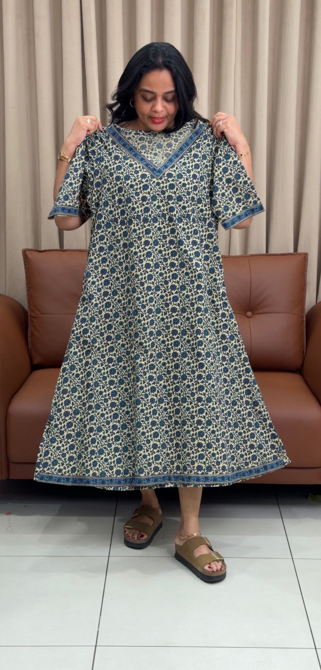 IN-HOUSE PRINTED FROCKS - NUWA-1345
