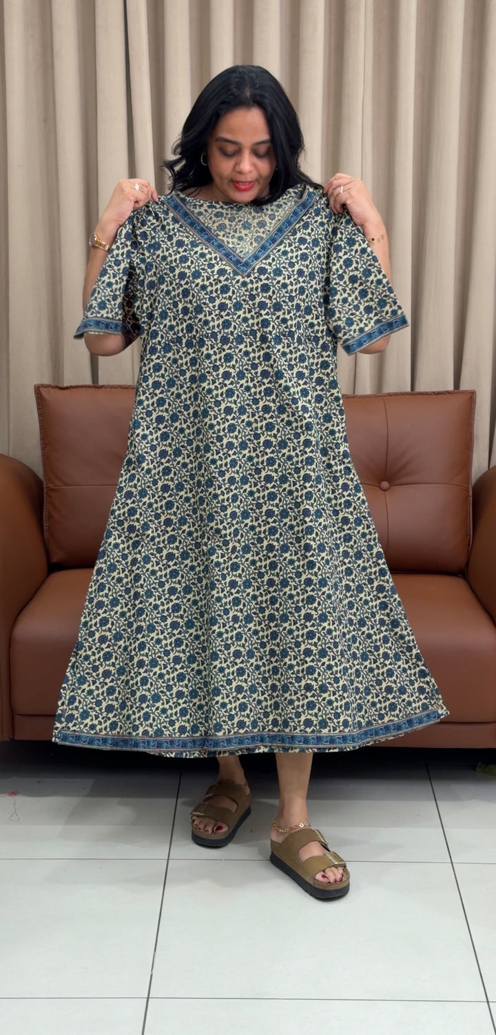 IN-HOUSE PRINTED FROCKS - NUWA-1345