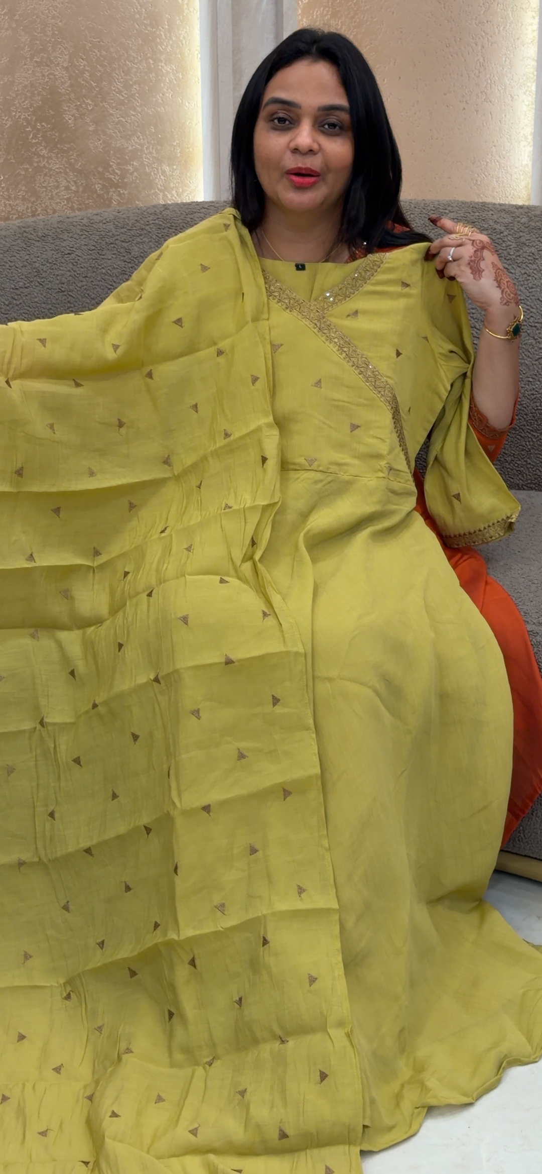 ANARKALI TOP AND DUPATTA - NUWA - 1220