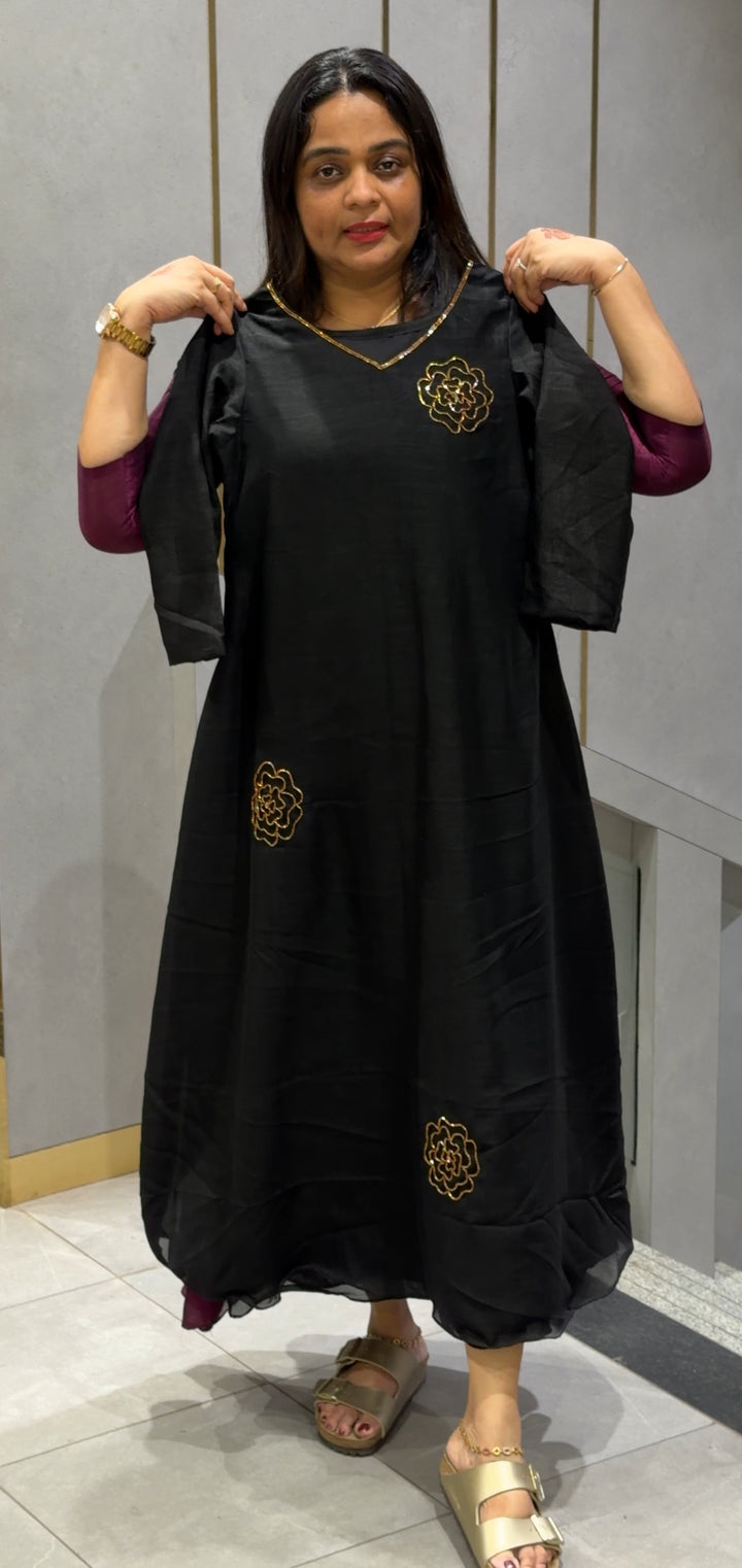 SEMI PARTY WEAR ALINE TOPS - NUWA-277