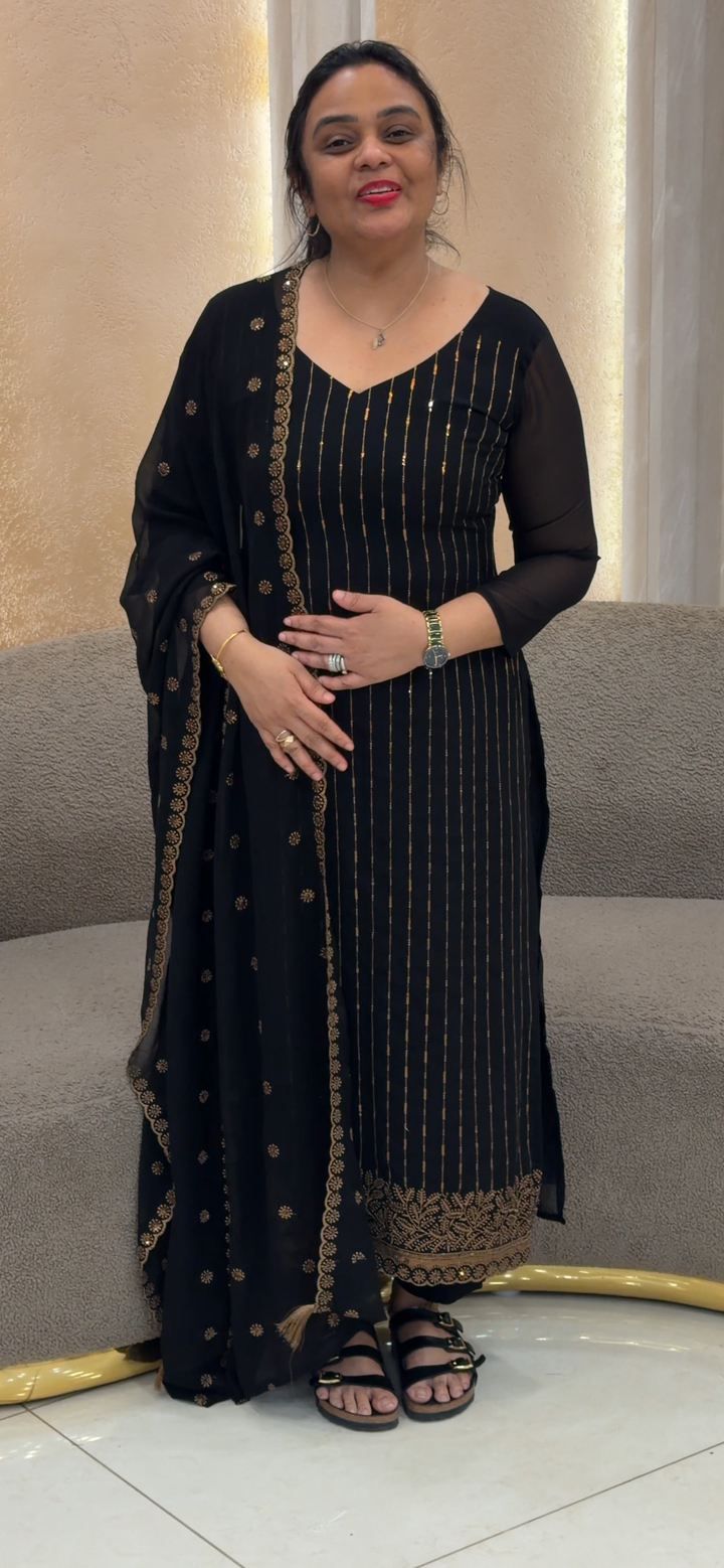 PARTY WEAR UNSTITCHED SALWAR SUITS - NUWA - 2015