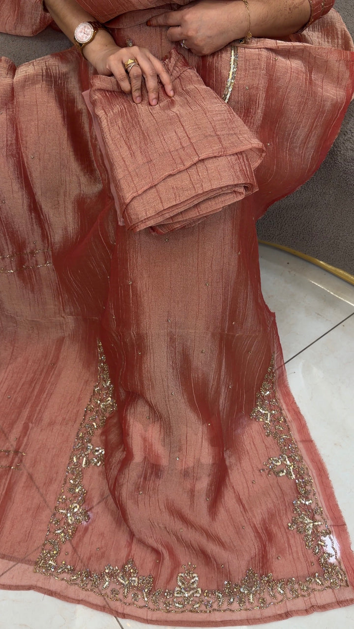 CRUSHED BANARASI UNSTITCHED SALWAR SUITS - NUWA-1303