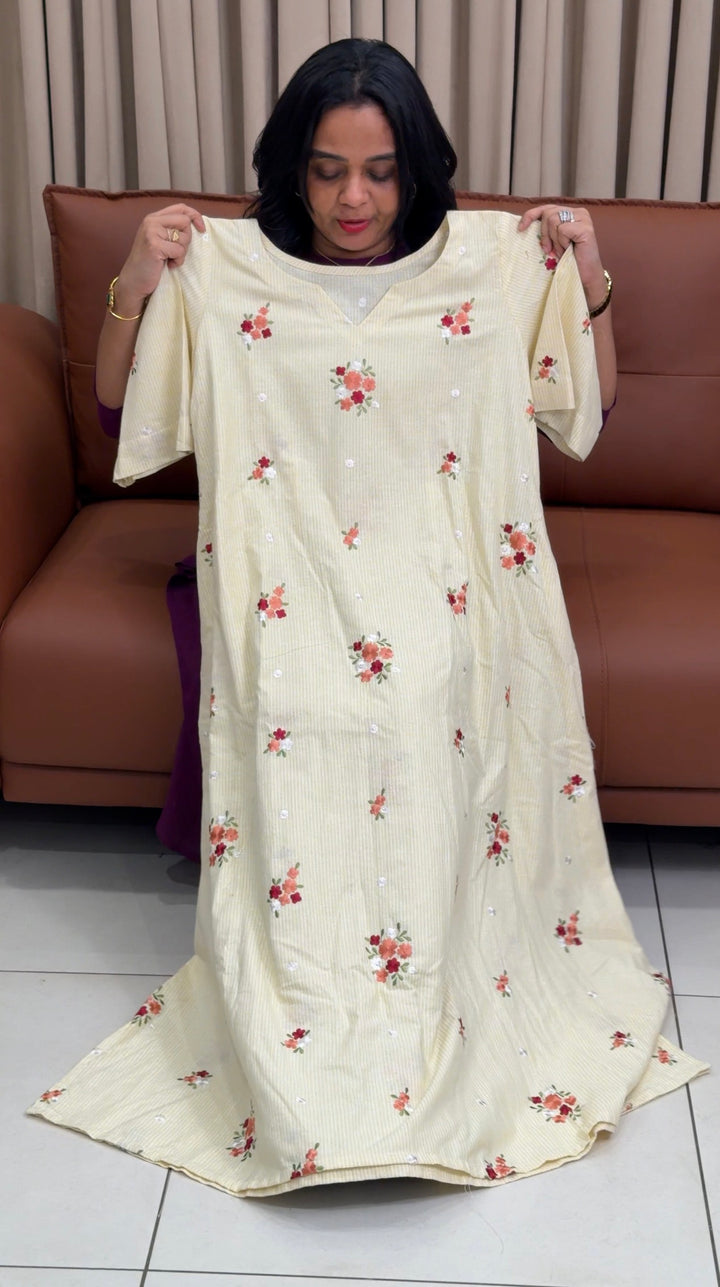 HANDLOOM COTTON TUNIC TOPS - NUWA-2091