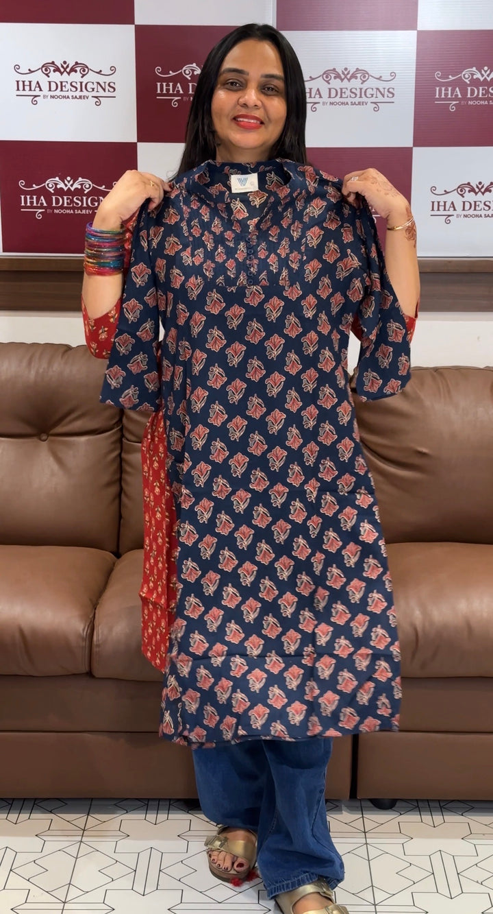 COTTON PRINTED TOPS -NUWA-670