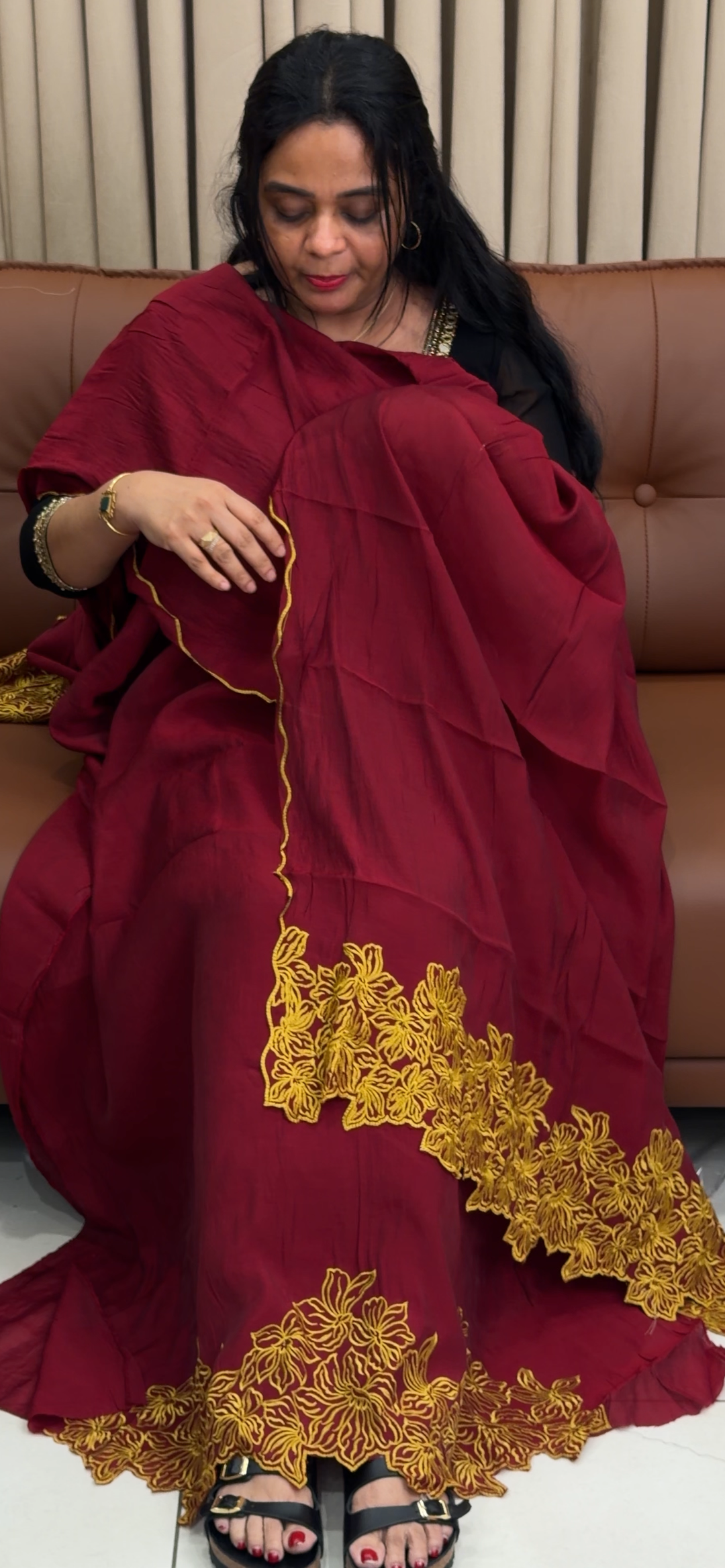 MUL CHANDERI UNSTITCHED SALWAR SUITS - NUWA - 1867
