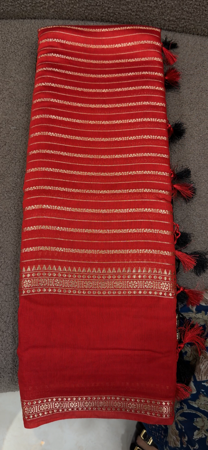 MALAI CHANDERI SAREES - NUWA - 1629