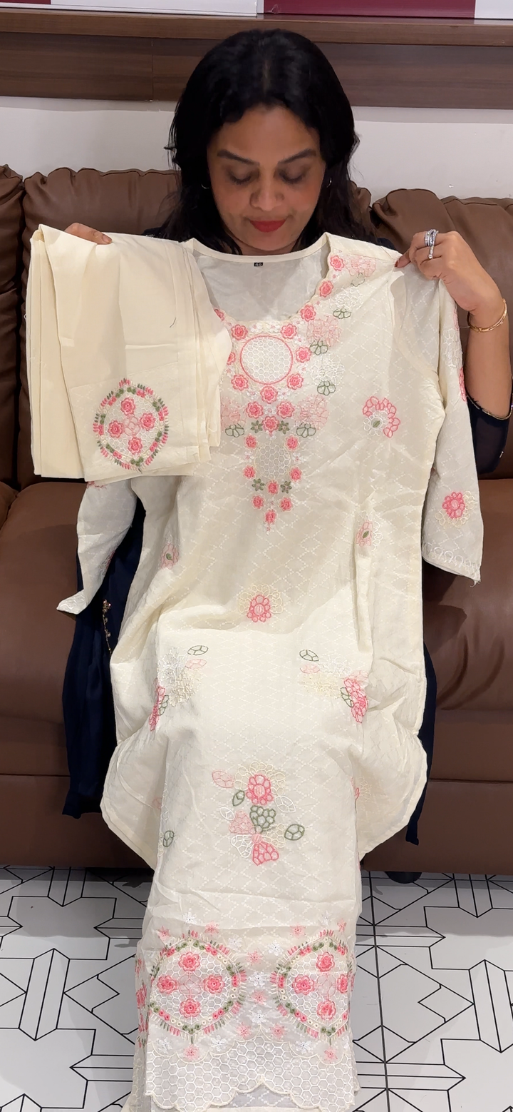 COTTON TOP, BOTTOM AND DUPATTA - NUWA - 937