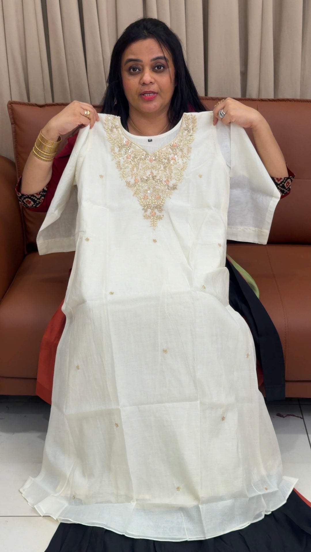 MALAI CHANDERI ALINE TOPS - NUWA-2007