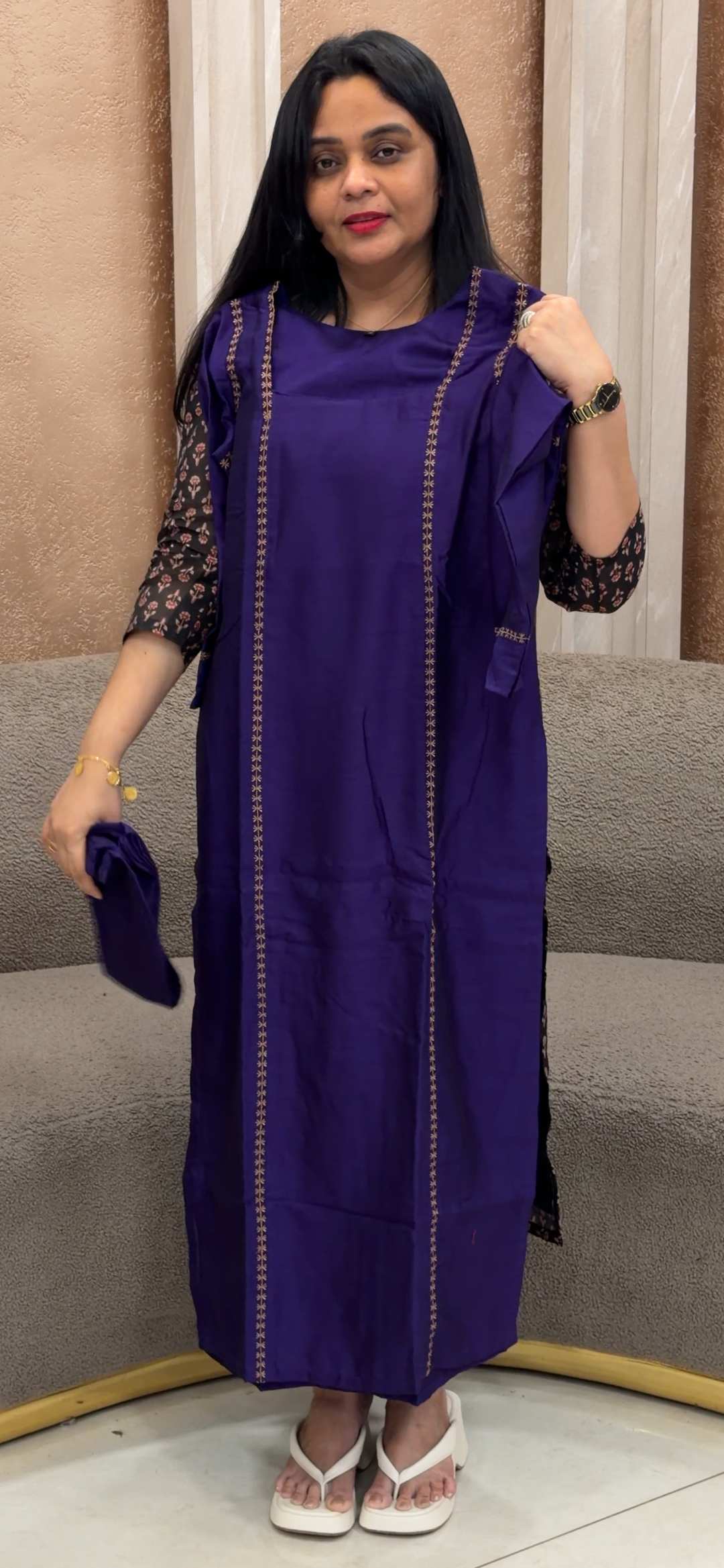OFFER SALE SLUB SILK CO-ORD SETS - NUWA - 2355