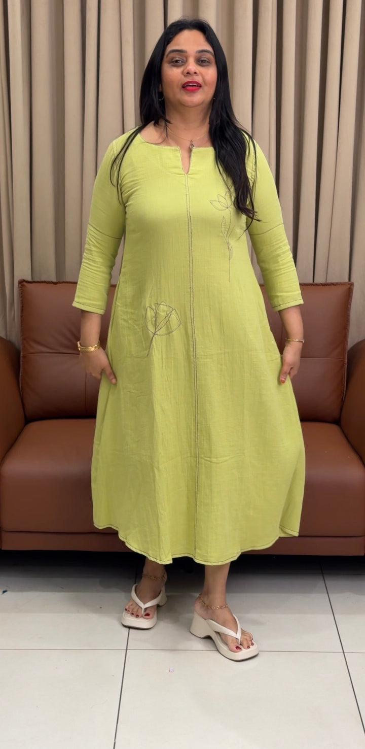 IN-HOUSE COTTON TUNIC TOPS - NUWA-1531