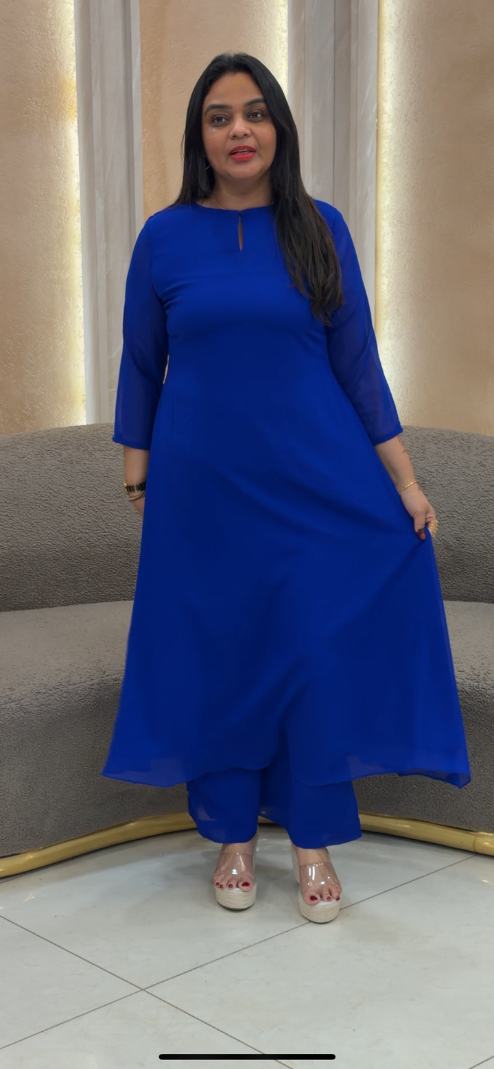 GEORGETTE ALINE CO-ODS SETS WITH SLEEVES  - NUWA - 1217