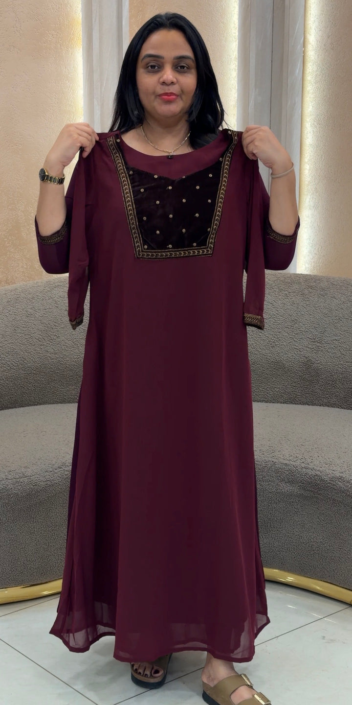 GEORGETTE ALINE TOPS - NUWA-1056