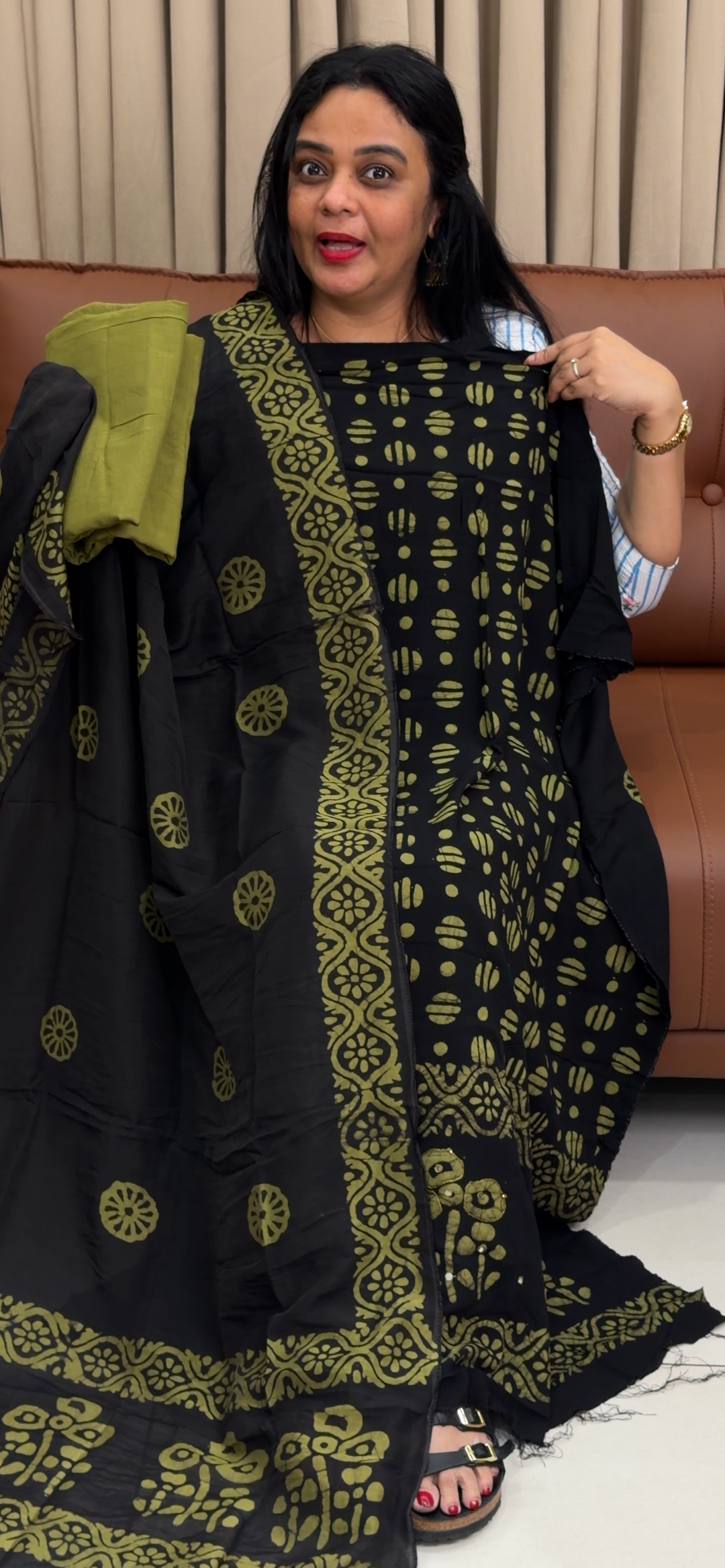 VISCOSE RAYON UNSTITCHED SALWRA SUITS - NUWA - 1831