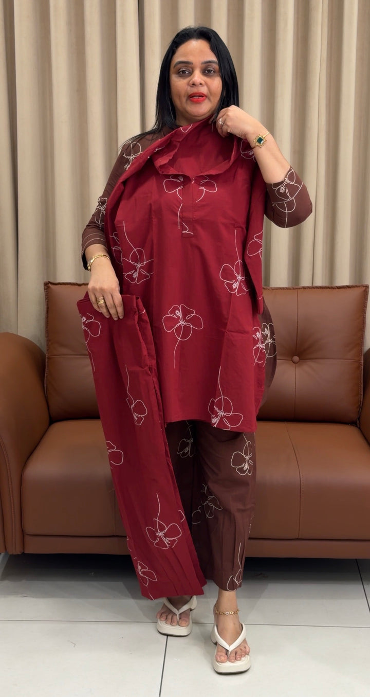 IN-HOUSE COTTON CO-ORDS SETS - NUWA-1414