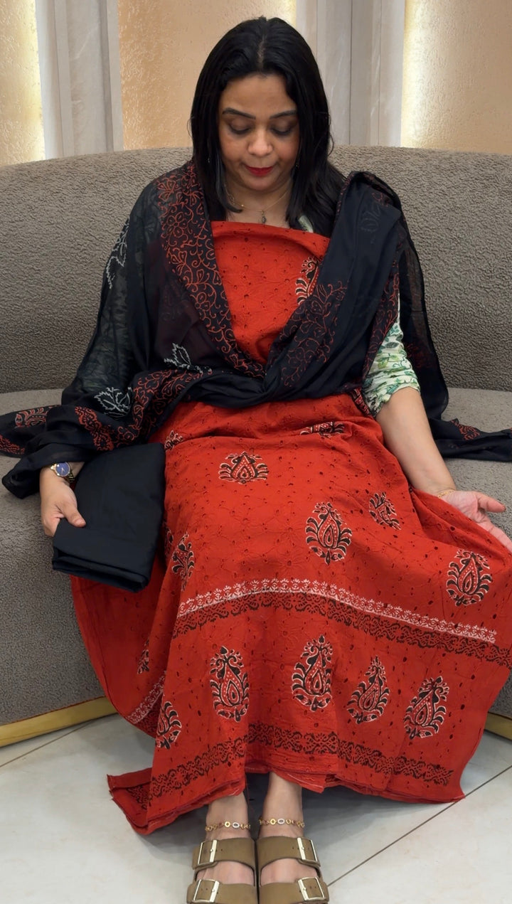 COTTON HAKOBA UNSTITCHED SALWAR SUITS - NUWA-1475