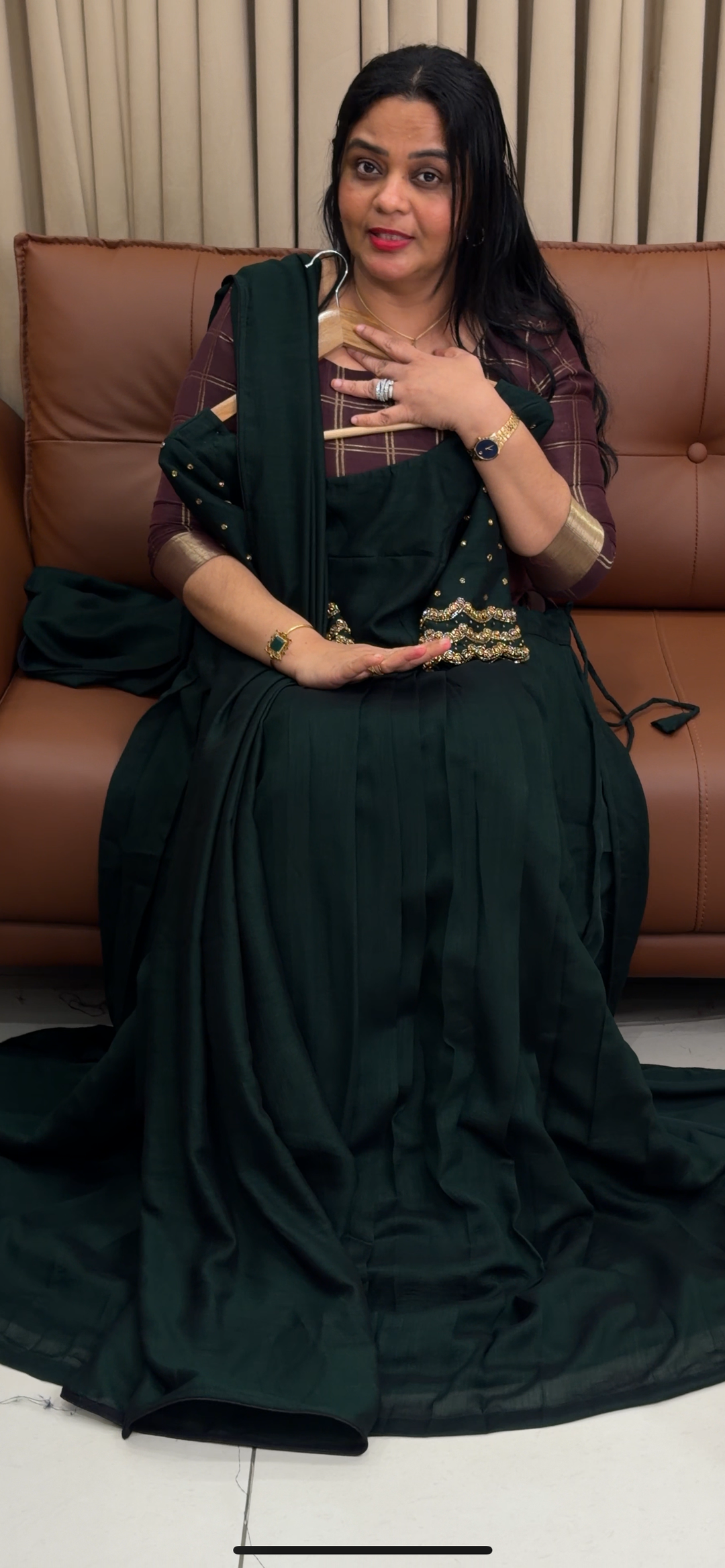 SEMI STITCHED DHAVANI SETS - NUWA-1872