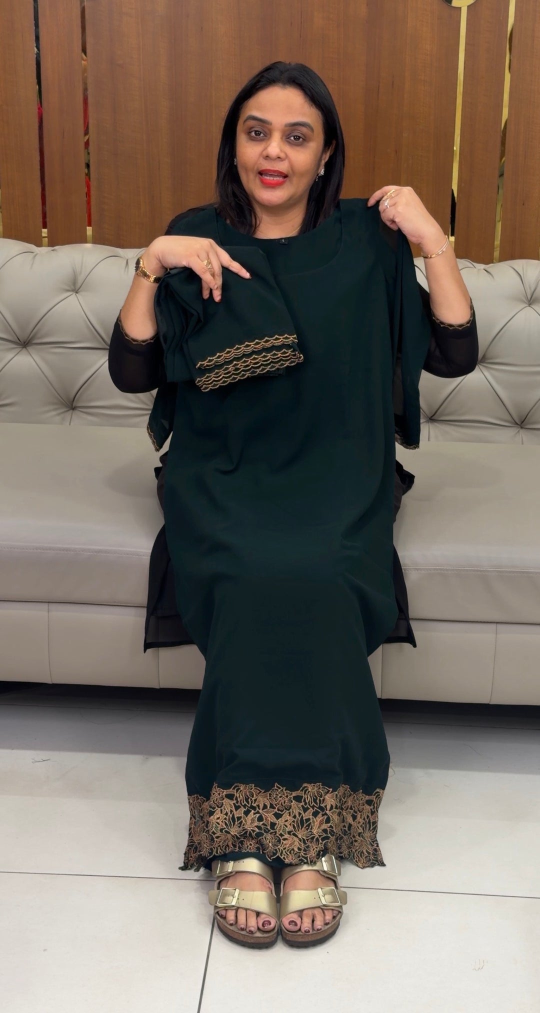 GEORGETTE TOP,BOTTOM AND DUPATTA - NUWA-1299