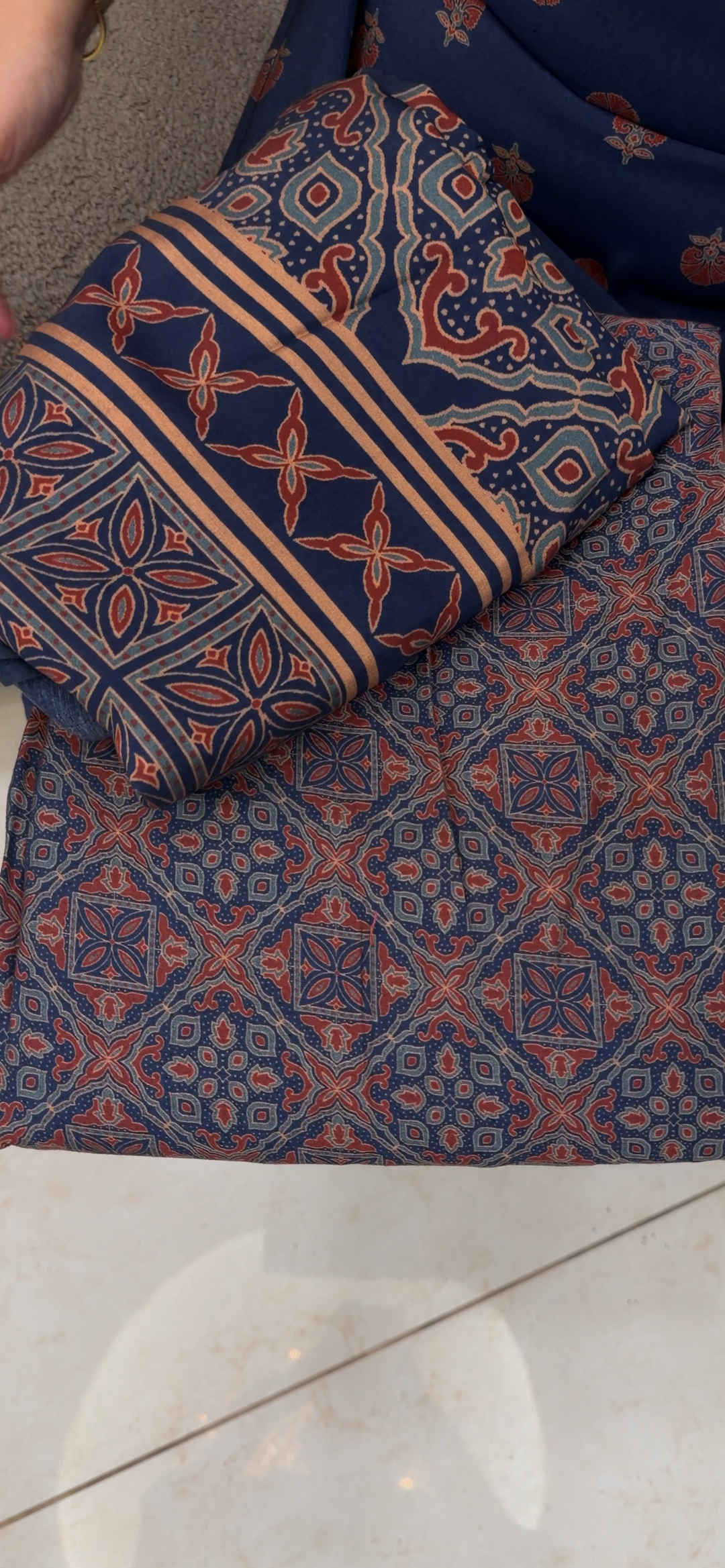 MUL CHANDERI UNSTITCHED SALWAR SUITS - NUWA - 1668