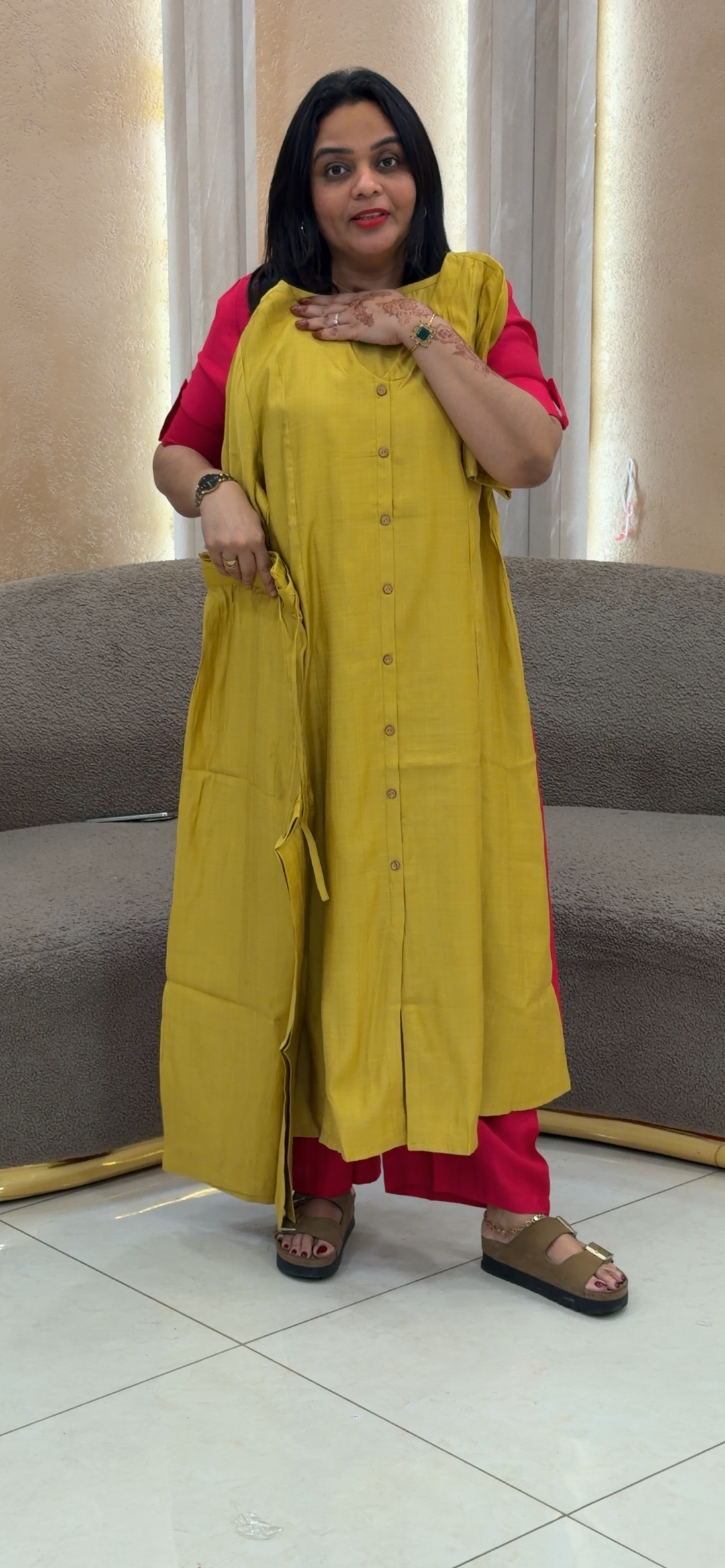 SILK COTTON CO-ORDS SETS - NUWA - 1239