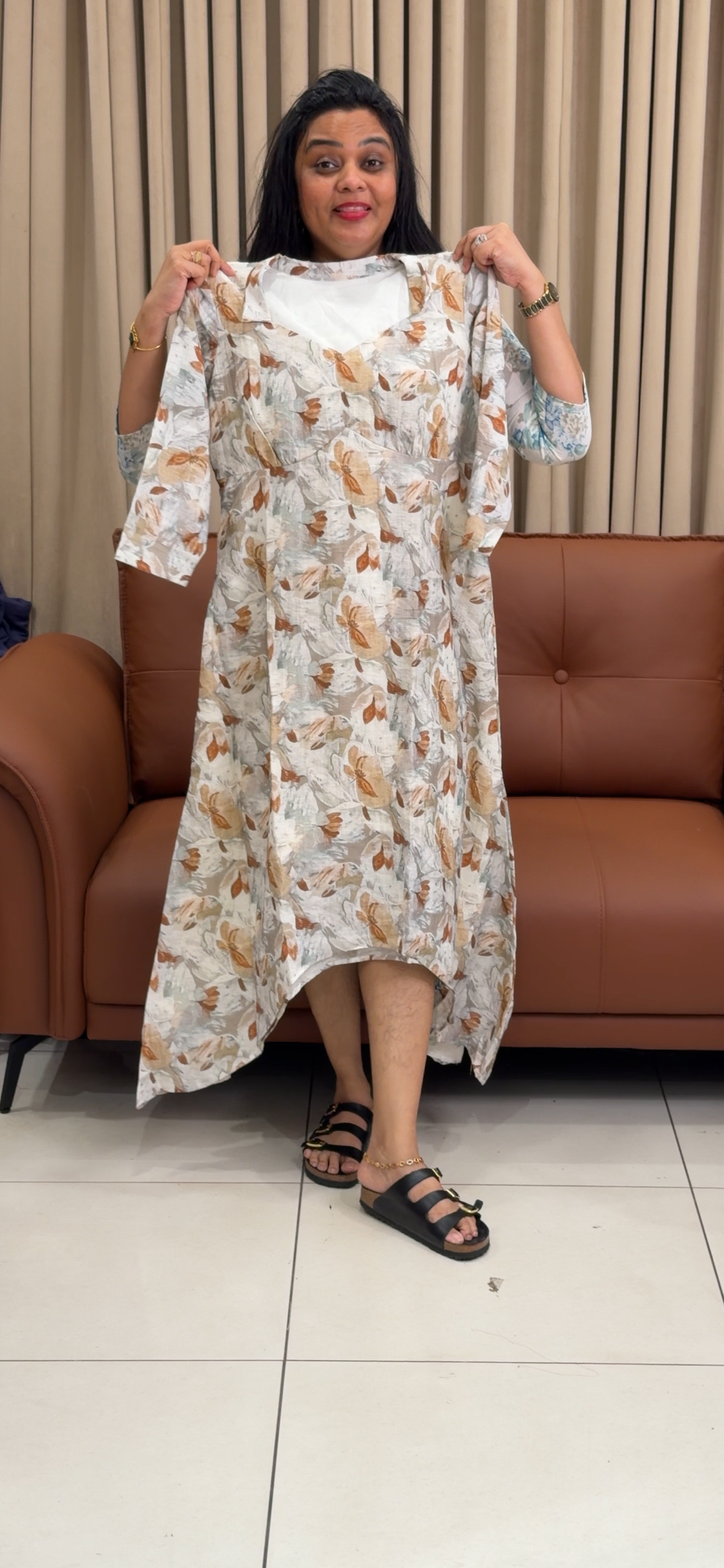 DESIGNER PRINED FROCKS - NUWA - 1977
