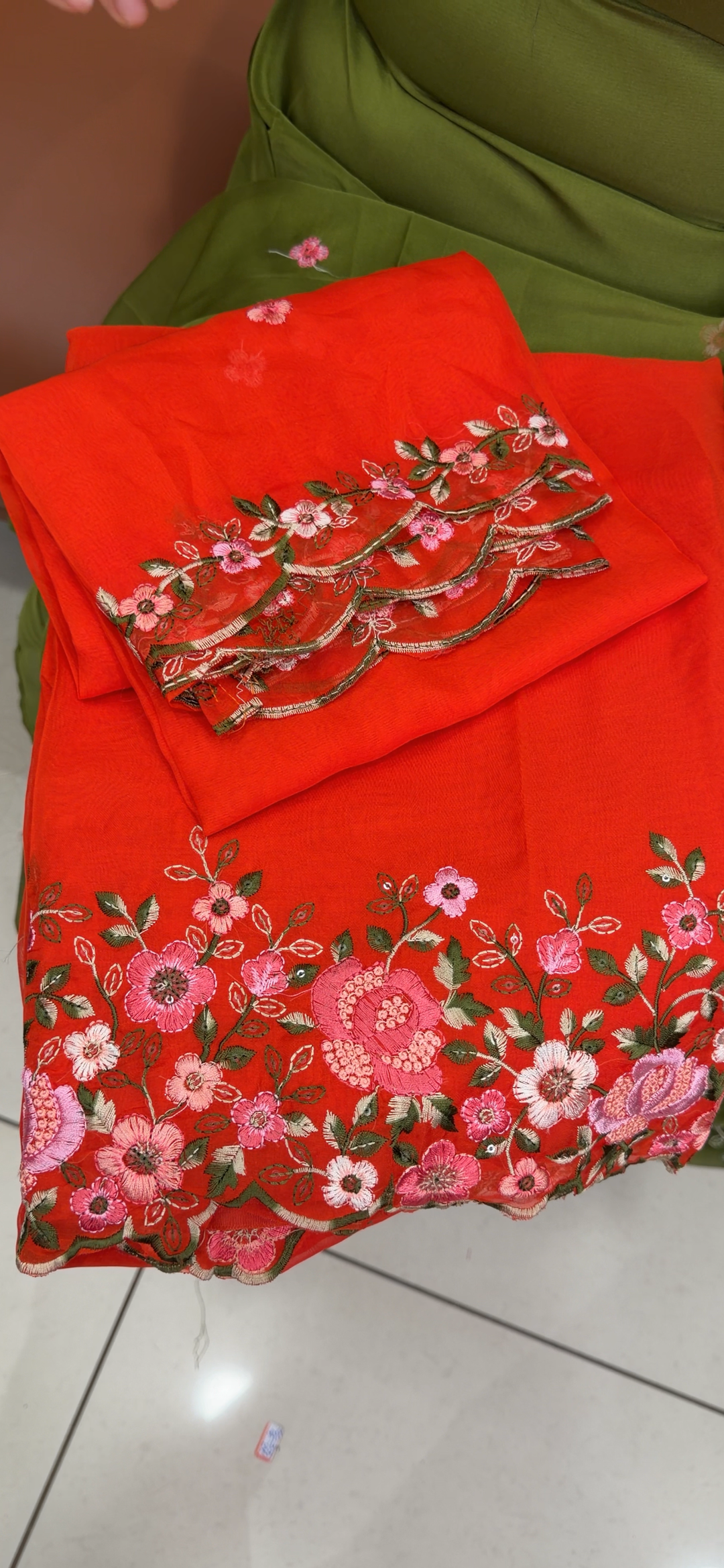 SOFT ORGANZA UNSTITCHED SALWAR SUITS - NUWA - 1533