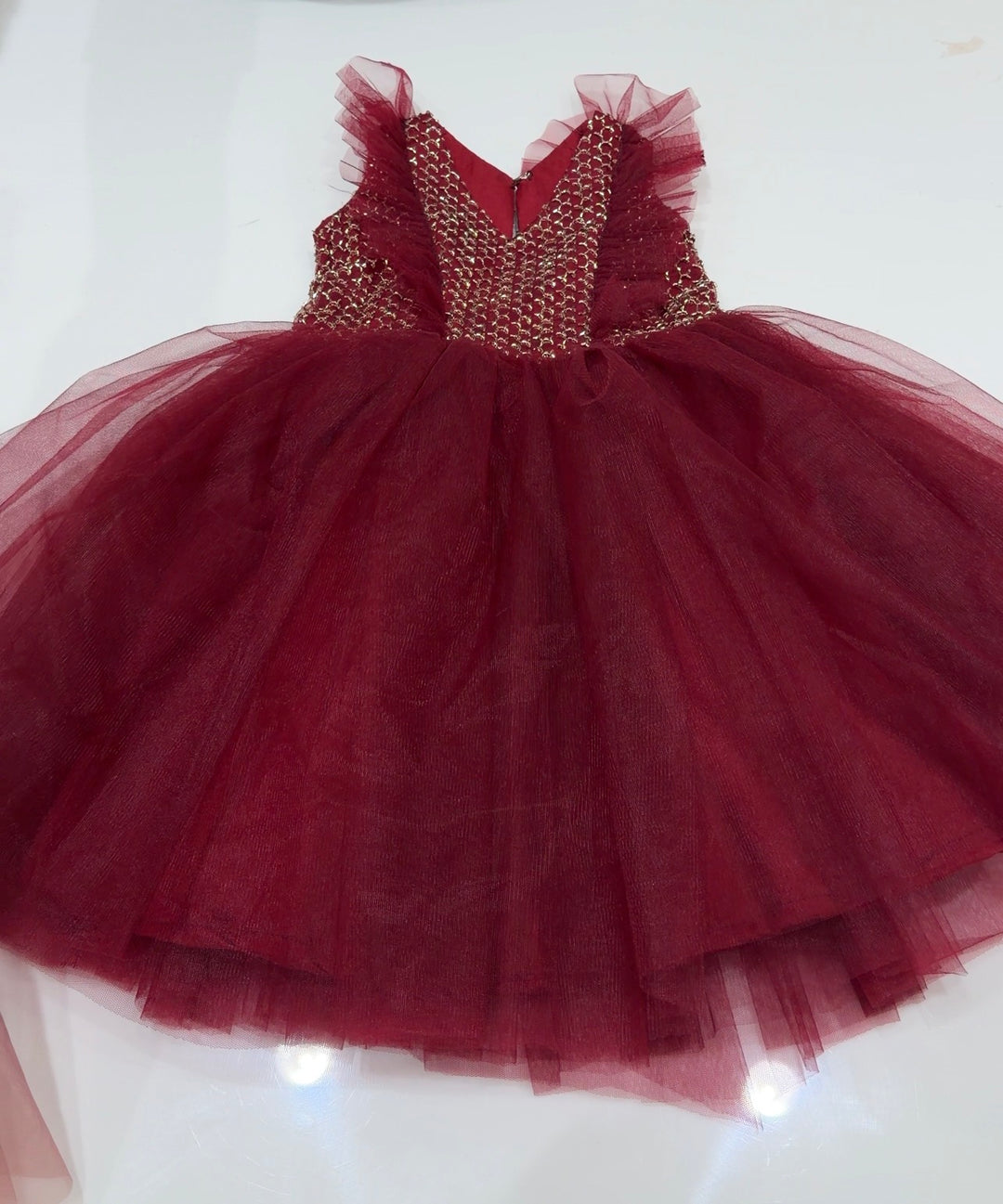 IN-HOUSE HANDWORKED KIDS FROCKS - NUWA - 1582