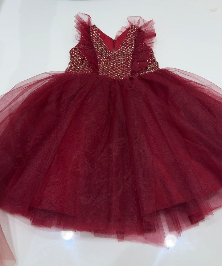 IN-HOUSE HANDWORKED KIDS FROCKS - NUWA - 1582